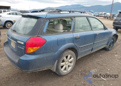 2007 Subaru Outback 2.5I из США, поврежденный, VIN 4S4BP61C577337745